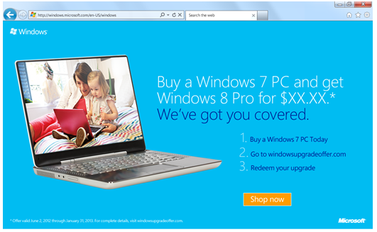 Windows 8 升級-微軟正式宣布 Windows 8 升級計劃